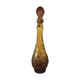 Moulded glass carafe with fruit motifs