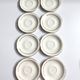 Set of 8 vintage cups with saucers Gien daisies.