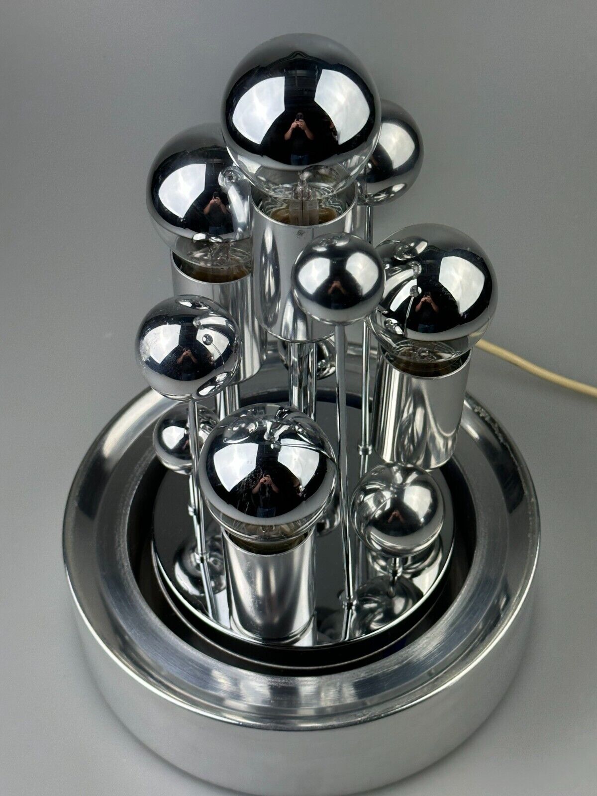 60s 70s table lamp ball lamp Doria "Big Ball" glass space age design