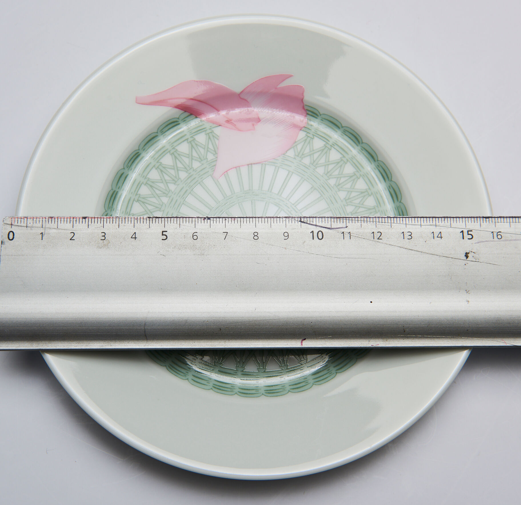 6 dessert plates Hermès Peonies 16 cm