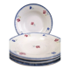 Set of 4 plates Digoin Sarreguemines