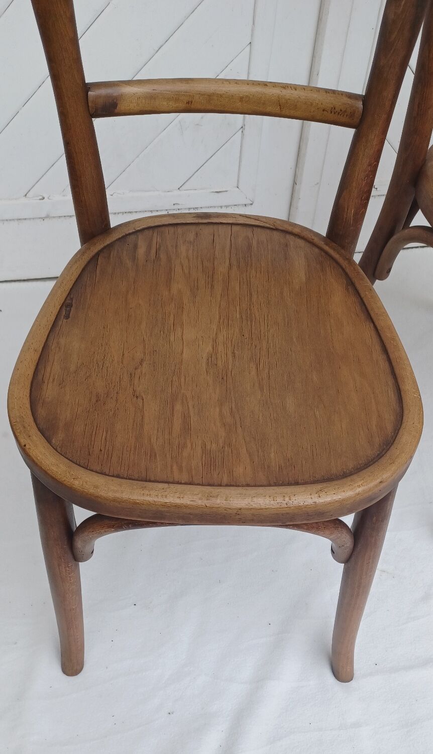 Paire de chaises bistrot Walter Baumann