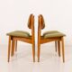 Arne Hovmand Olsen style Scandinavian mid century chairs, set of 4, 1970s