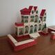 Wooden construction game