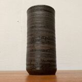 Vase de poterie de studio brutaliste allemand du milieu du siècle de Petra Töpferei, années 1960