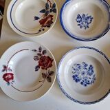 Lot de 12 assiettes creuses ancienne