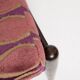 Vintage velvet footstool pair with rose pattern, Edmund Homa, 1960s