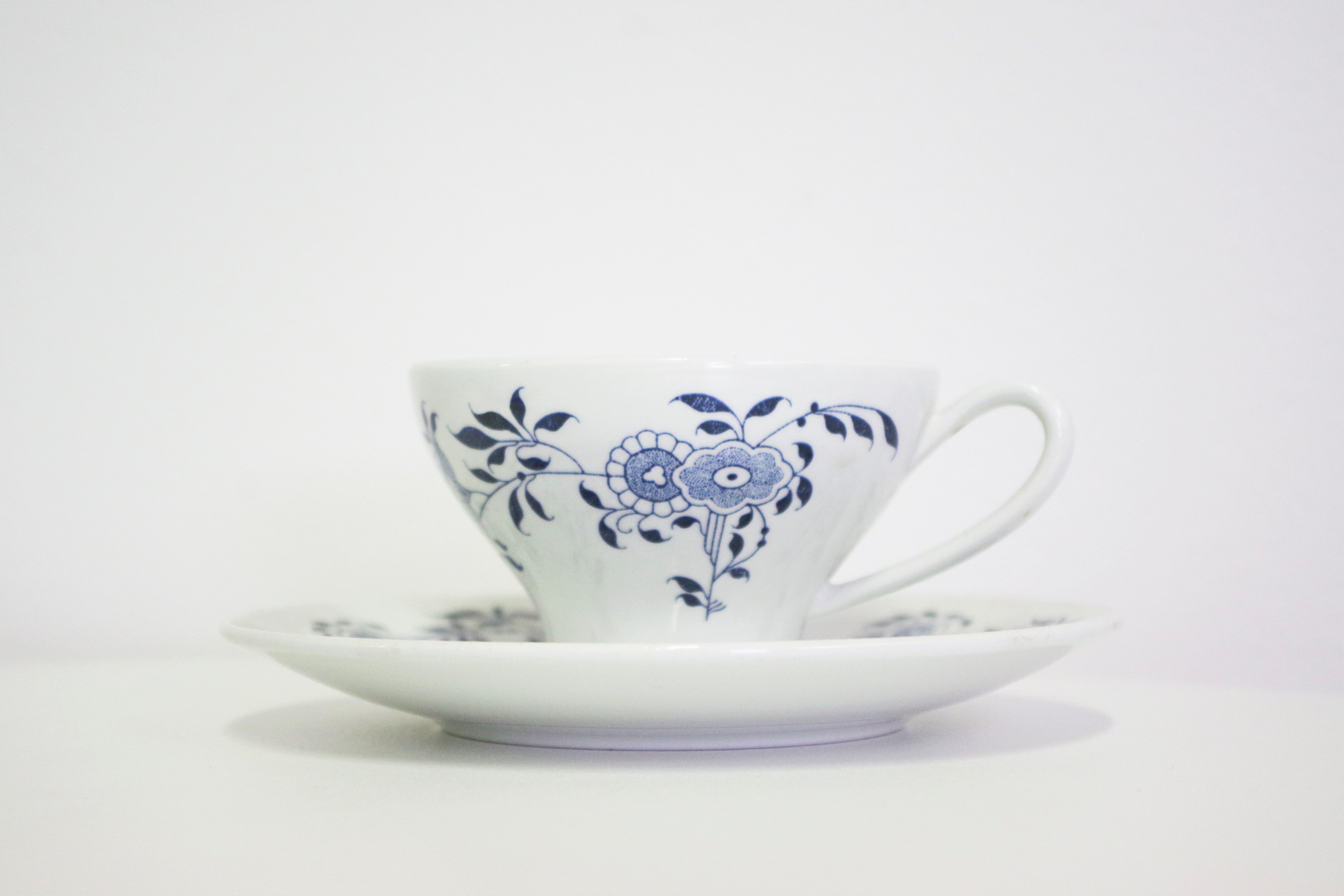 Laveno cups, italy, 1950s, set of 8