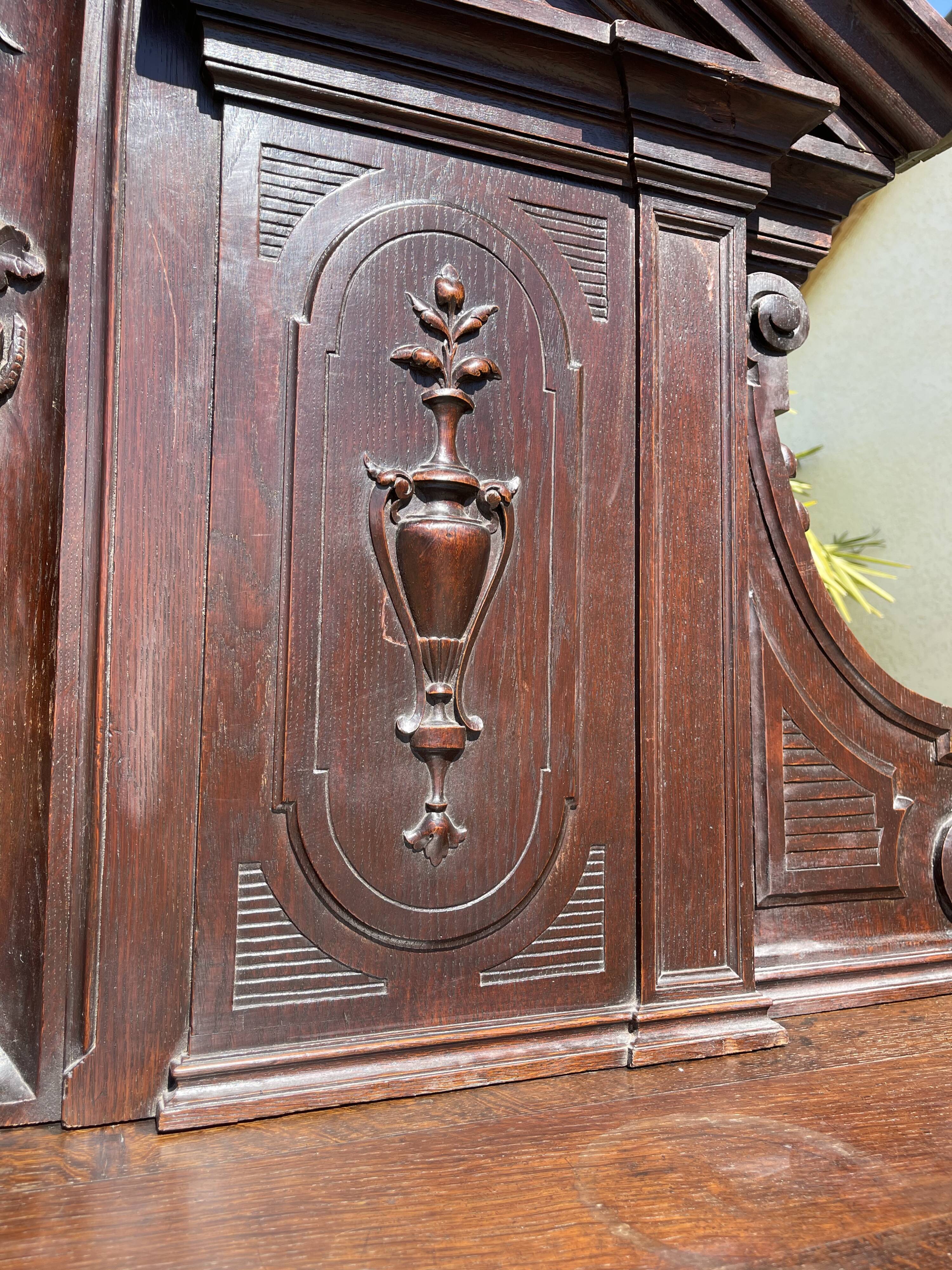 Hunting Buffet in Oak Renaissance Style