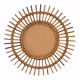 Mirror sun in rattan, 1960