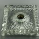 60s 70s lamp light wall lamp Hustadt Leuchten ice glass space age design 60s