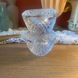 Pair of crystal candlesticks