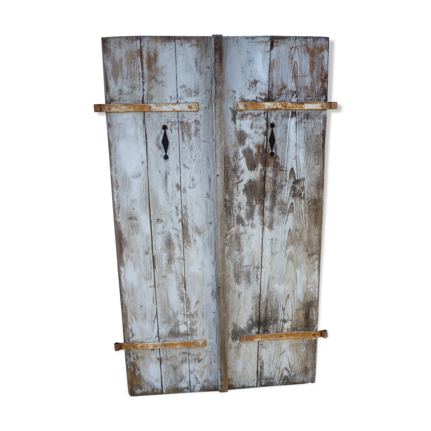 Pair of old shutters