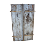 Pair of old shutters