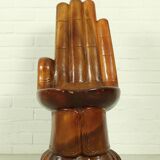 Chaise-main, siège sculptural surréaliste (style années 1970)