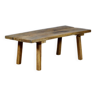 Table de boucher/table de ferme vintage en chêne, 1920s