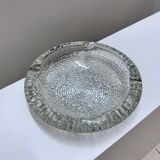 Old glass ashtray