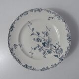 Iron earth old plate on foot compotier spring