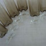 Set of 6 vintage champagne flutes