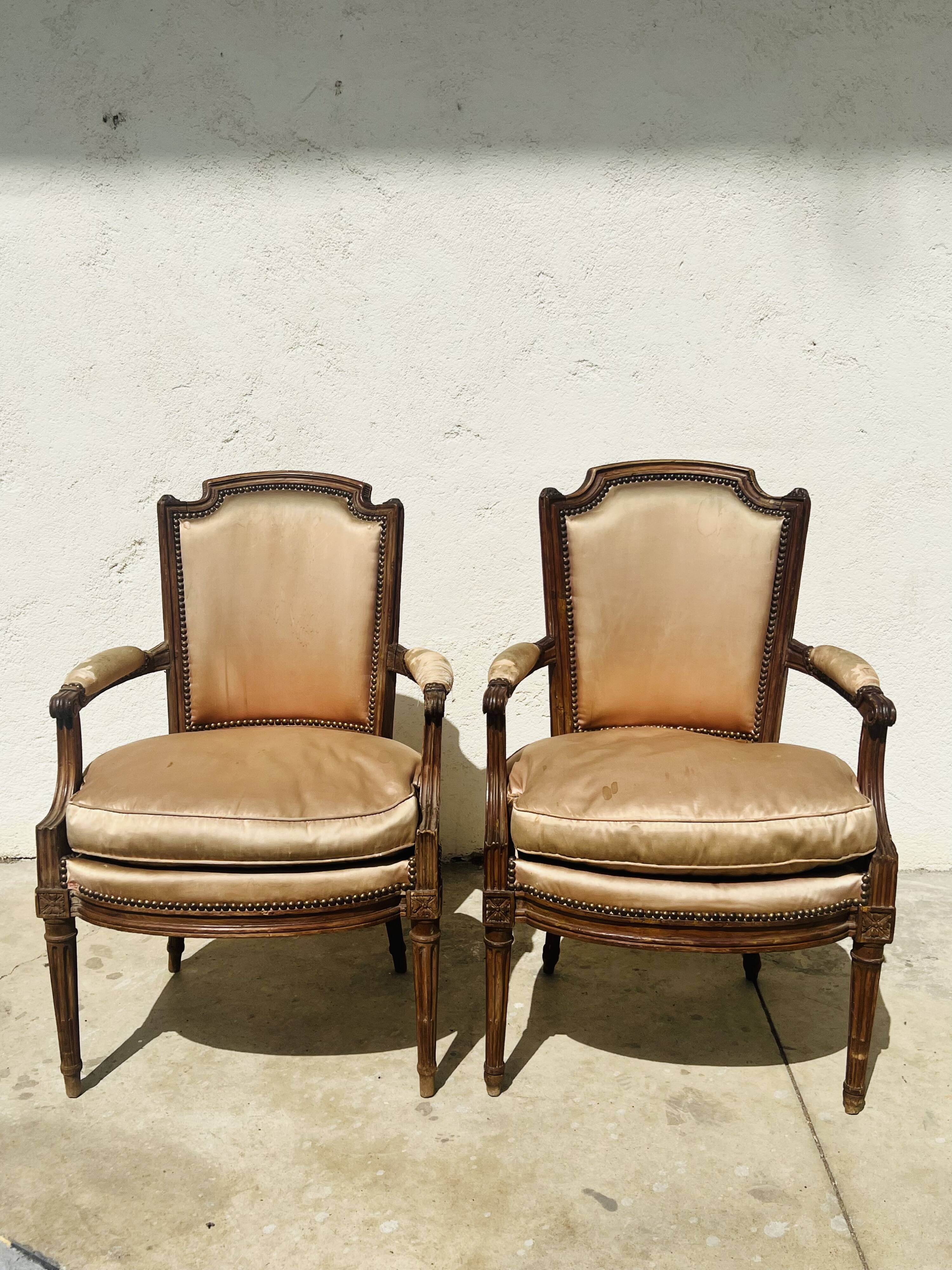 Pair of armchairs 18th