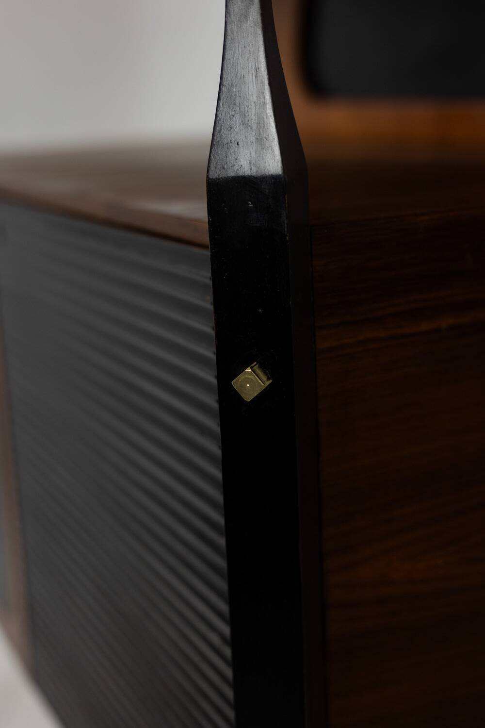 Pair of Italian cabinets in teak veneer. 1960s.