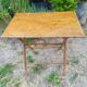 Foldable wooden table