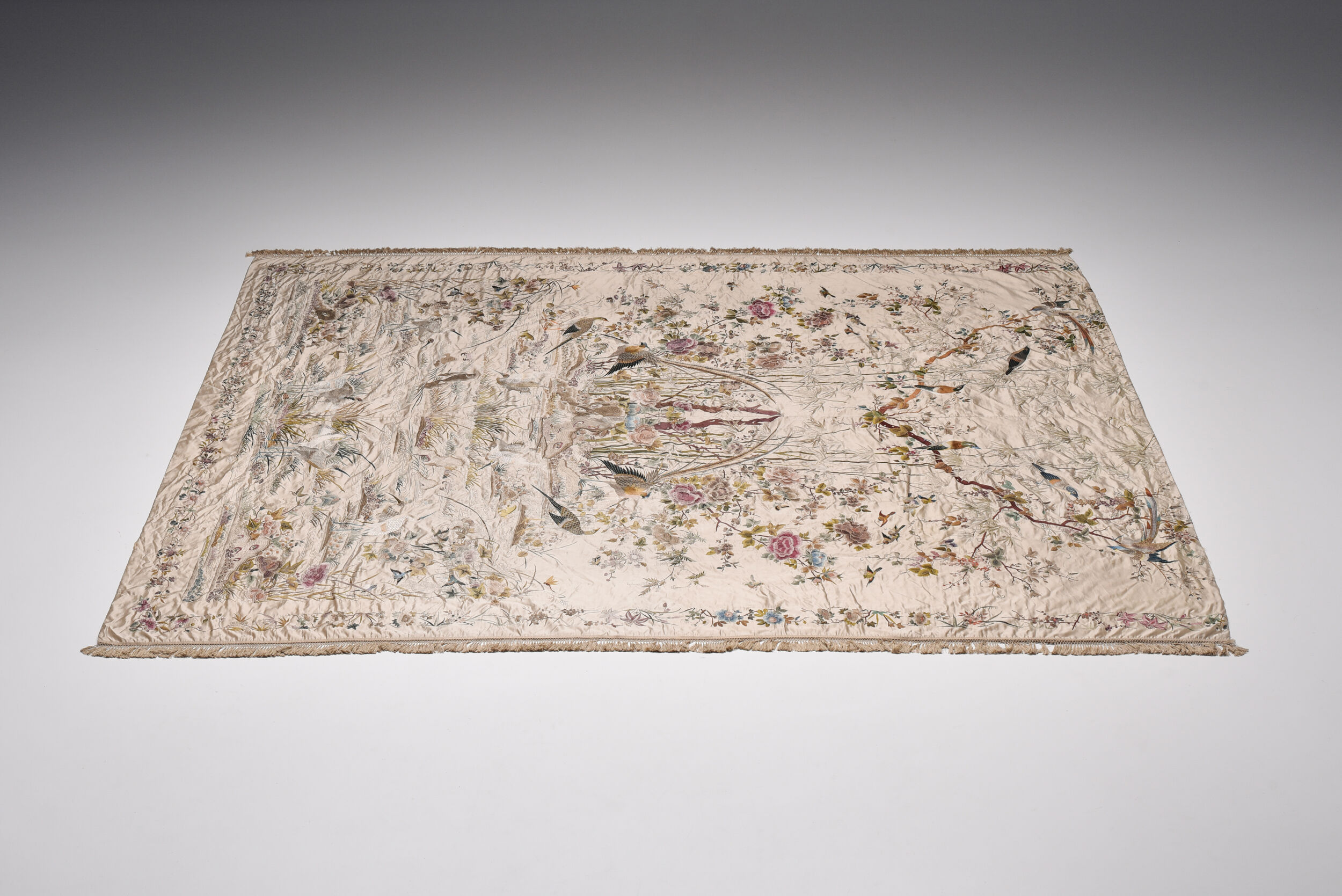 Art deco rug, french craft - 1800's