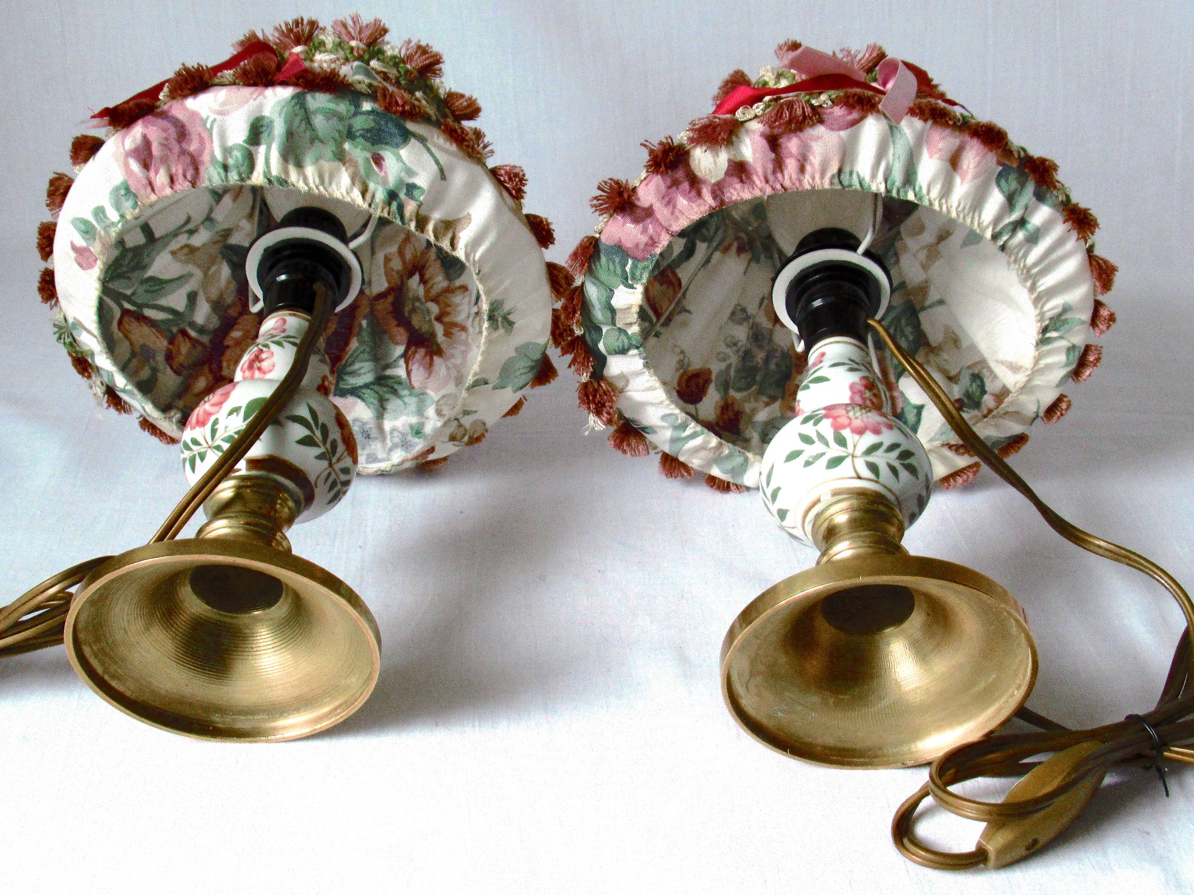 Paire de lampes de chevet
