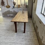 Walnut farmhouse table 2.10m from the 50s
