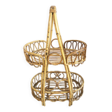 Serving rattan bar Peacock, 1970