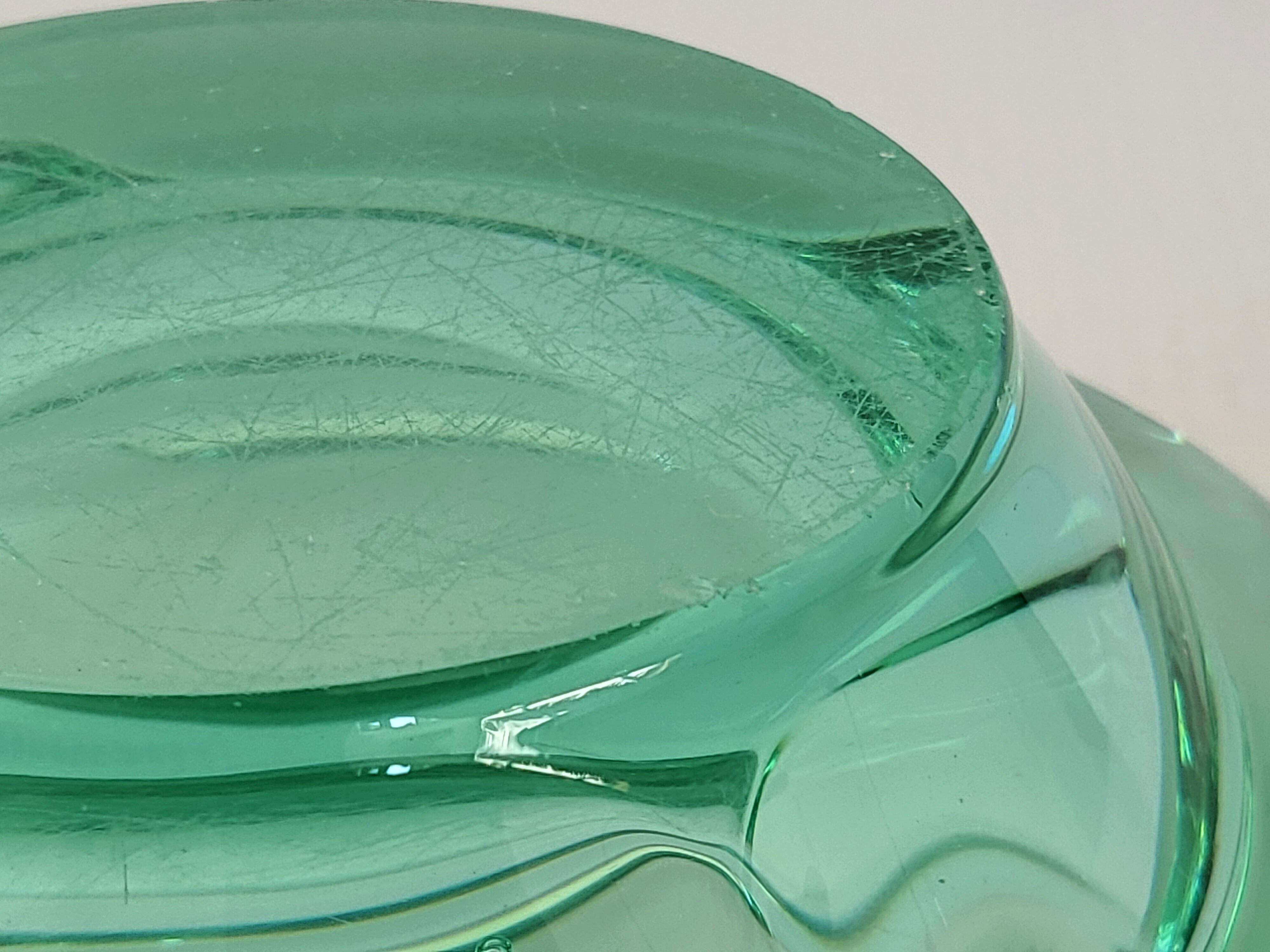 Vintage Murano glass ashtray