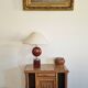 Barbier house lamp - Lacquered and chrome-plated metal - 1970s