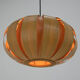 Midcentury Wooden Veneer Pendant, ULUV, 1960s