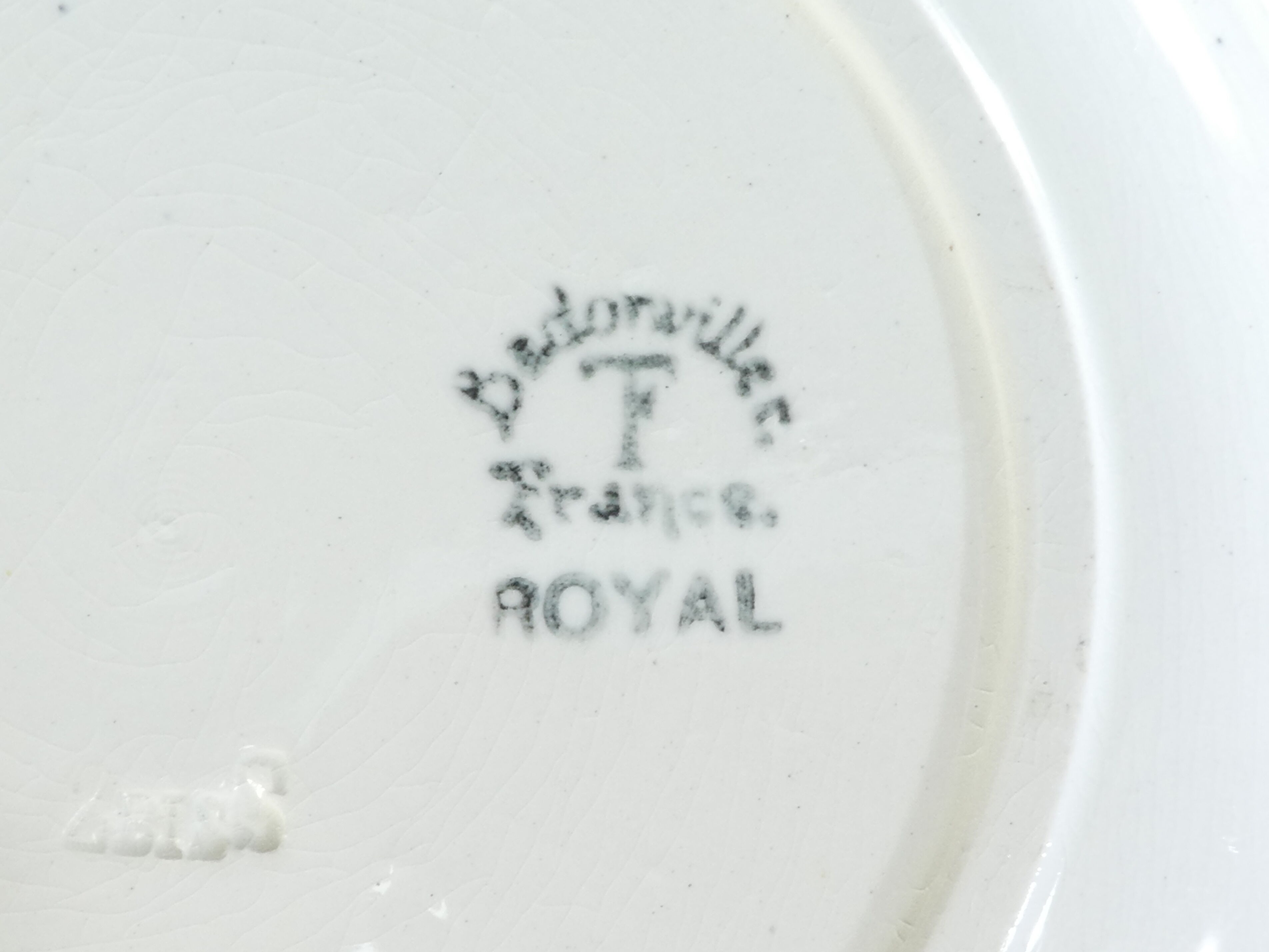 12 hollow plates badonviller model royal no digoin