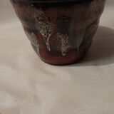 Large Sarreguemines flowerpot