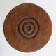 Vintage Brutalist low oak Stool, Belgium 1960s