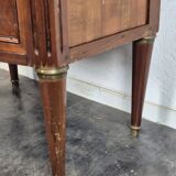 Louis XVI style bedside table in cherry wood