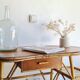 Vintage rattan desk