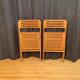 A pair of folding chairs, Netherlands, 1970s.