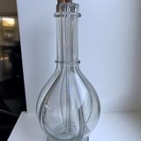 Liquor decanter with molded glass compartments early XXth