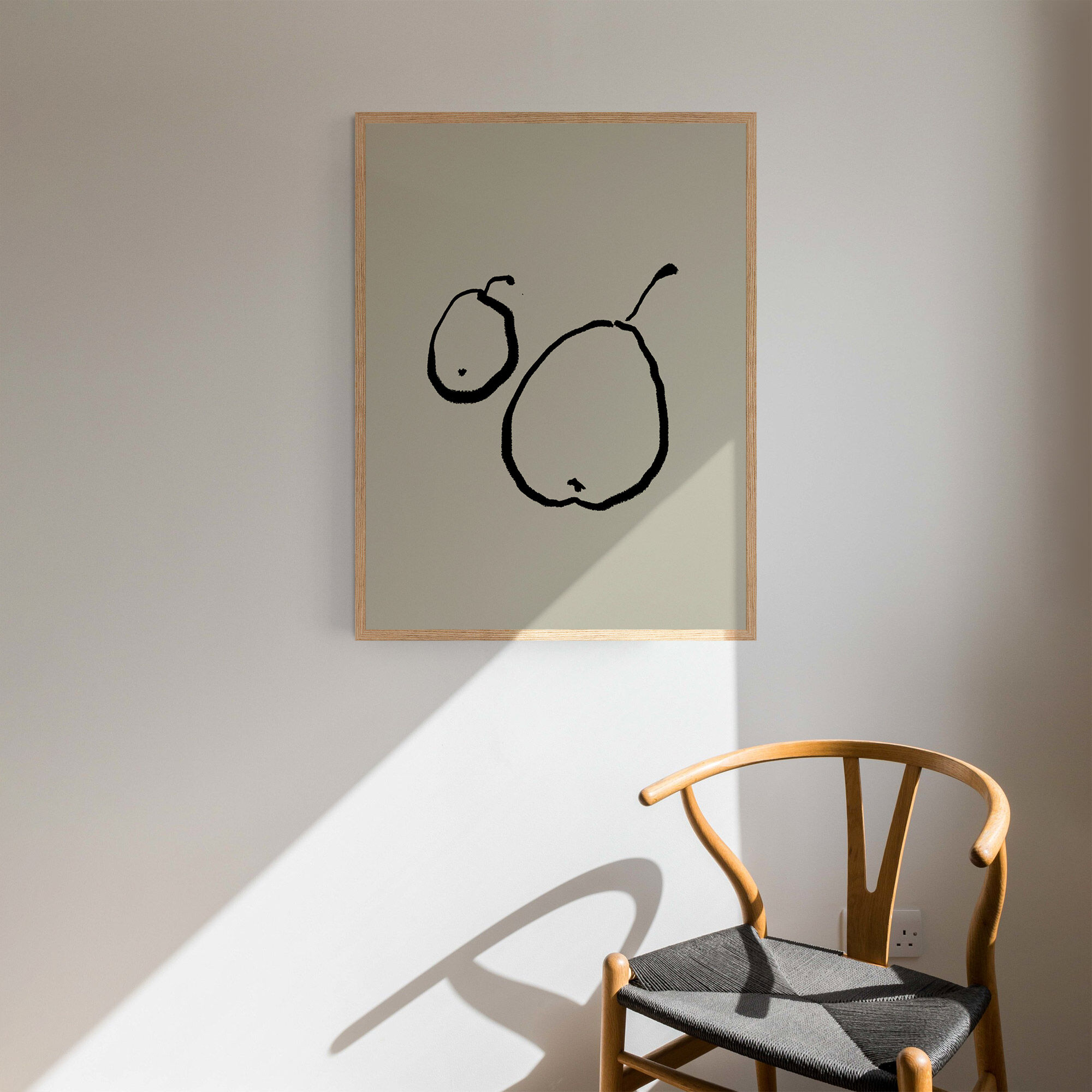 Botanical illustration giclee print, 50x70