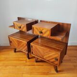 Pair of vintage bedside tables 1950/60