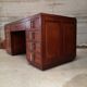 Modernist mahogany desk from cuba dominique art deco 1940