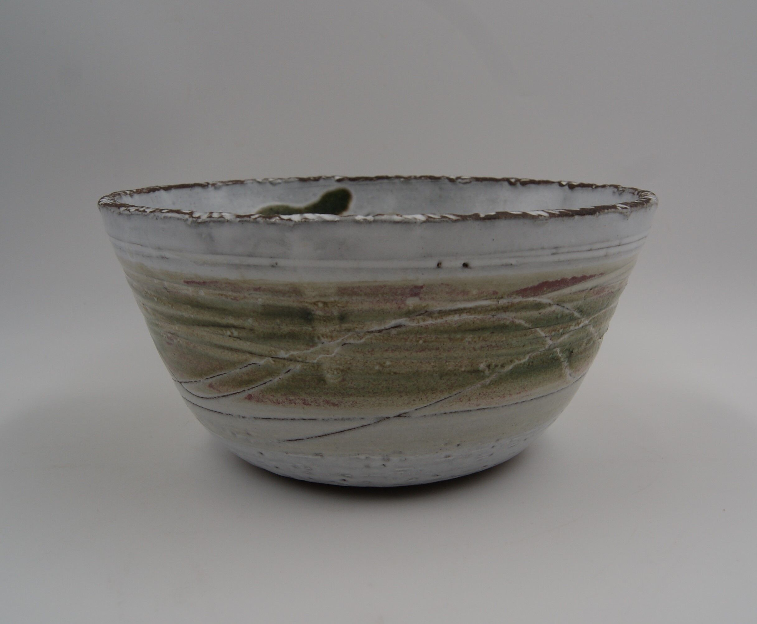 Vintage Thiry ceramic salad bowl