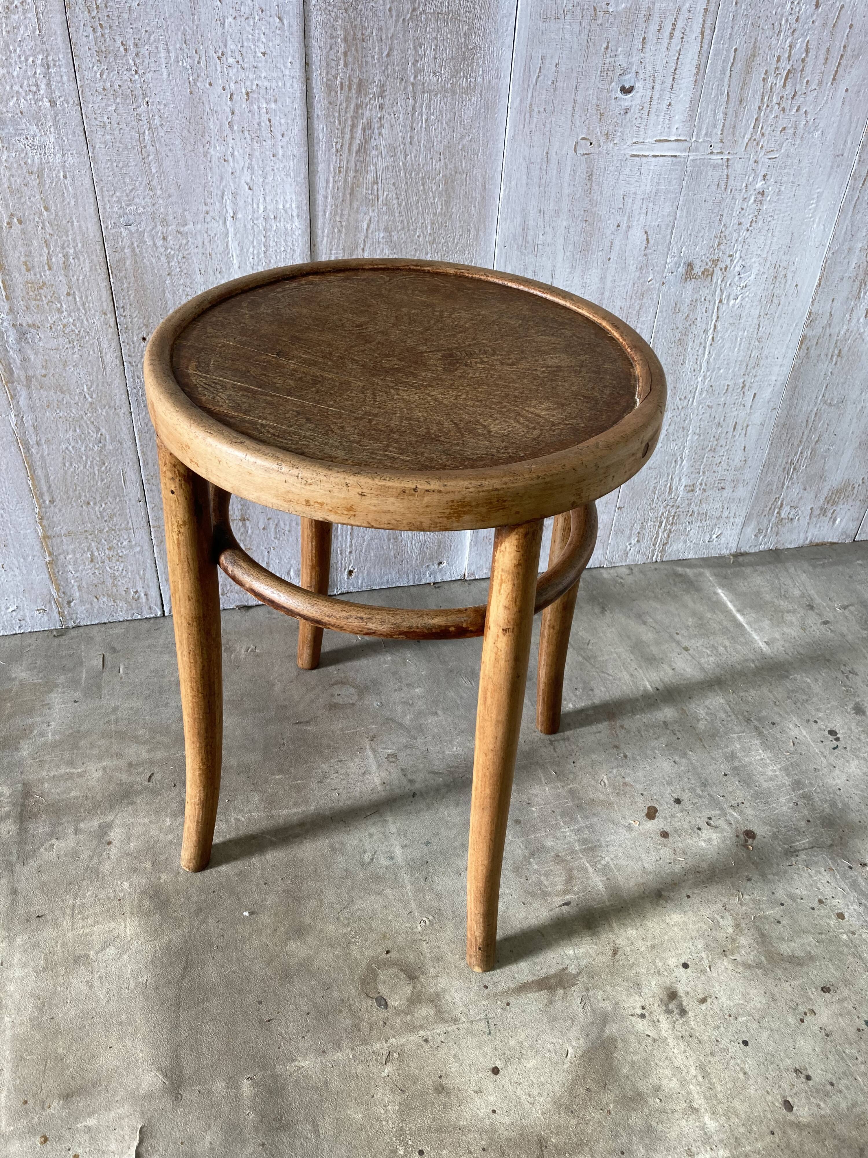 Vintage bentwood stool