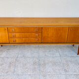 Scandinavian teak row