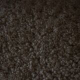 Pair of Danish Art Deco modern lounge chairs in sheepskin with lambswool and elm, 1940s.