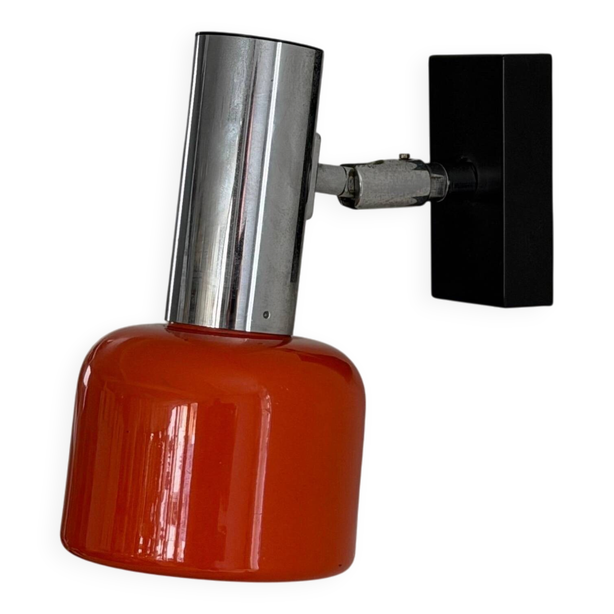Simple metal wall light NO AGE, 1970s, Germany