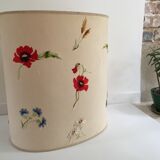Handmade vintage oval lampshade