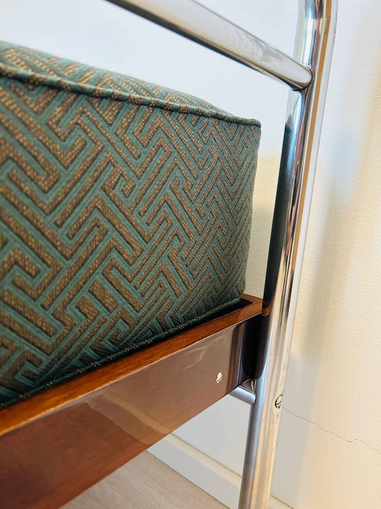 Canapé Bauhaus en Acier Tubulaire de Robert Slezak, 1930s